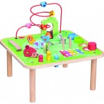 Masuta multifunctionala educativa din lemn XXL Table Time to Enjoy 